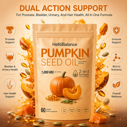 HELLO BALANCE PUMPKIN SEED OIL SOFTGELS