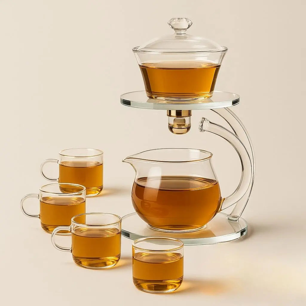 Celestia Heat-Resistant Glass Tea Maker Set