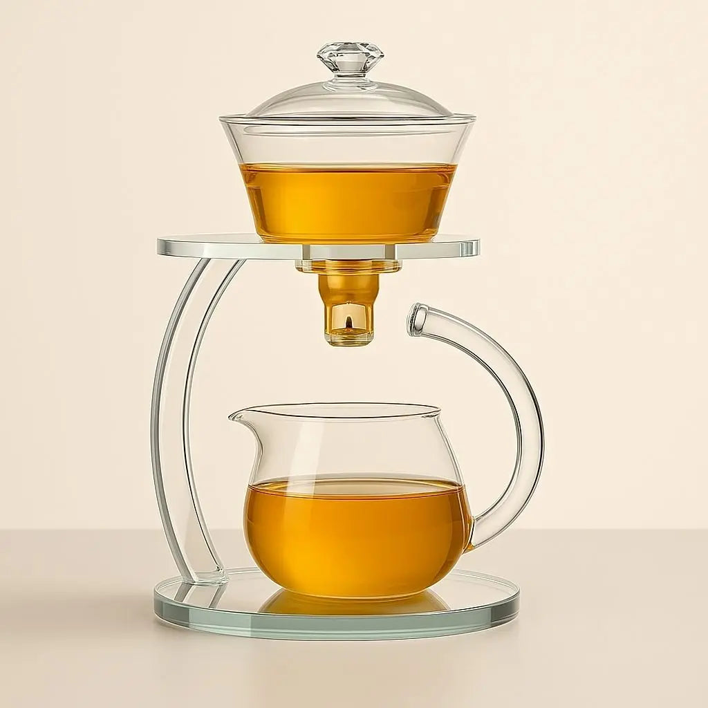 Celestia Heat-Resistant Glass Tea Maker Set
