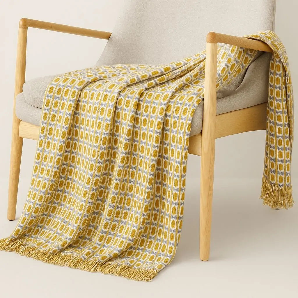 Arlo Knitted Tassel Sofa Blanket