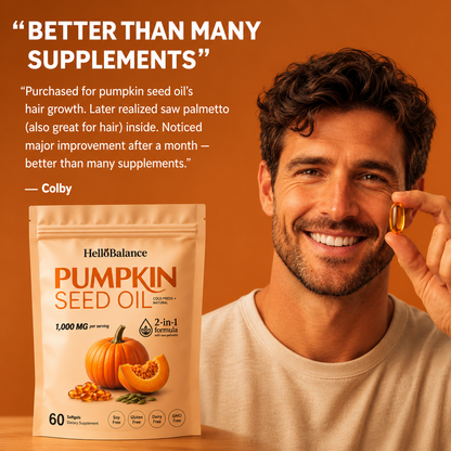 HELLO BALANCE PUMPKIN SEED OIL SOFTGELS