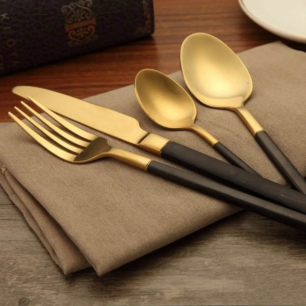 Julian Gold Flatware Set