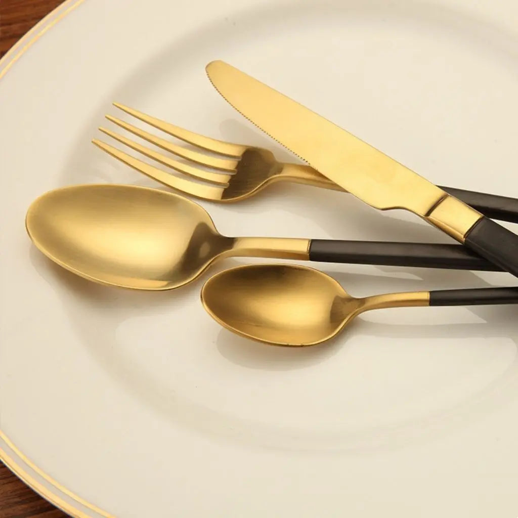 Julian Gold Flatware Set