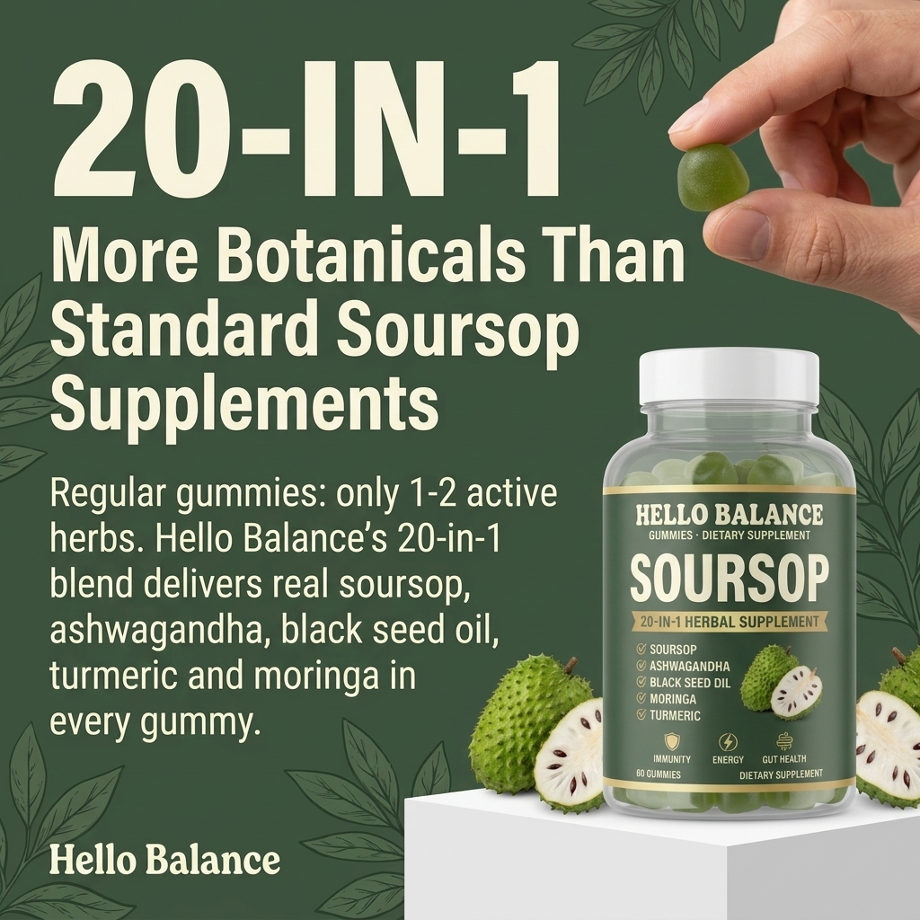 20-in-1 more botanicals than standard supplements